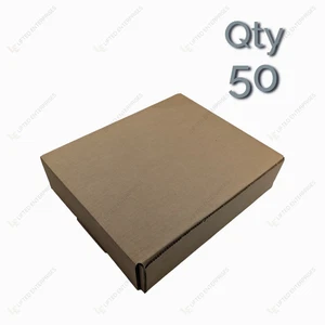 50 Pack 12x10x3 Medium Corrugated Security Mailer Shipping Boxes – Plain Brown - Picture 1 of 5