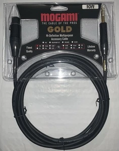Mogami Gold Studio 1/4" TRS-Femmina Cavo XLR 10 piedi - Foto 1 di 2