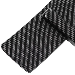 Front Bumper Canard Wear Resistant Bumper Side Spoiler Carbon Fiber Style 2PCS - Picture 1 of 12