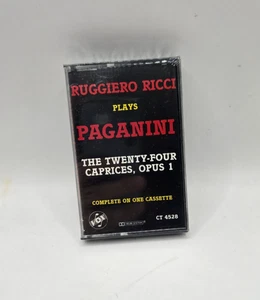 Ruggiero Ricci Plays Paganini Cassette The Twenty-Four Caprices, Opus 1 NEW 1981 - Picture 1 of 5