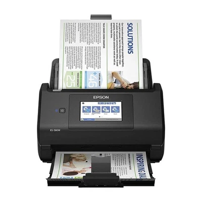 Epson WorkForce ES-580W Scanner, Document Scanner (scans without PC, 35 pages or - Image 1 of 4