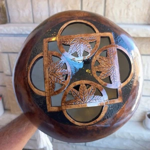 Polierte 22 Zoll ıpu heke Trommel, gemusterte Top Ipu heke, traditionelle hawaiianische - Bild 1 von 10