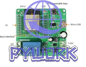 NEW ESP32 Development Board Single Relay Module DC7-60V Micro USB 5V - Picture 1 of 5
