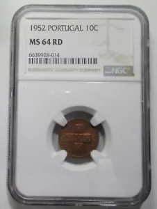 Portugal, X Centavos 1952, Very RARE - Picture 1 of 4