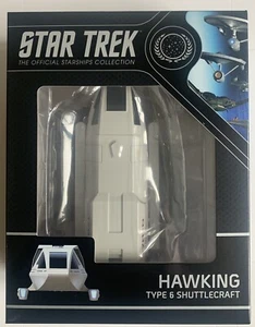 STAR TREK TYPE 6 Eaglemoss SHUTTLECRAFT 15 HAWKING Assigned to ENTERPRISE D New - Picture 1 of 6