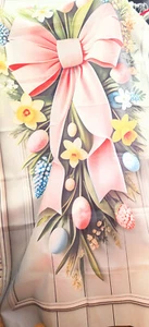 Hochzeitsdeko, Wanddeko, herrlicher Frühlingsstrauß mit rosa Scheife - Bild 1 von 4