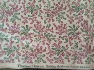 RJR FABRICS TIMELESS CLASSICS QUILTING HEIRLOOMS PINK GR COTTON PATCHWORK FABRIC - Picture 1 of 5