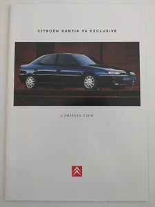Citroen Xantia 3.0 V6 Exklusive Limousine UK Markt Broschüre April 1997 - Bild 1 von 1