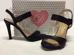 Delicious Women’s Heels Dress Sandals, Bridal,Black, Size 8.5 M - Picture 1 of 9