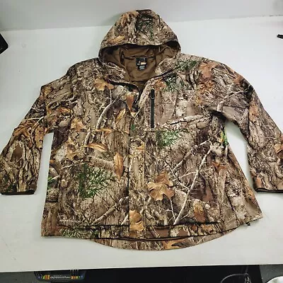 Men's RealTree Xtra Tricot Scent Factor Water & Windproof Jacket Hunting Sz 2XL - Image 1 of 4