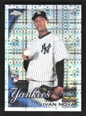 2010 Topps Chrome X-fractor #214 Ivan Nova! *PWE* - Image 1 of 2