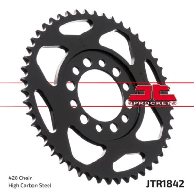 JT Steel Rear Sprocket 54 54T Tooth Trailway TW200 1987-2023 XT125 200 350 RT180 - Image 1 of 4