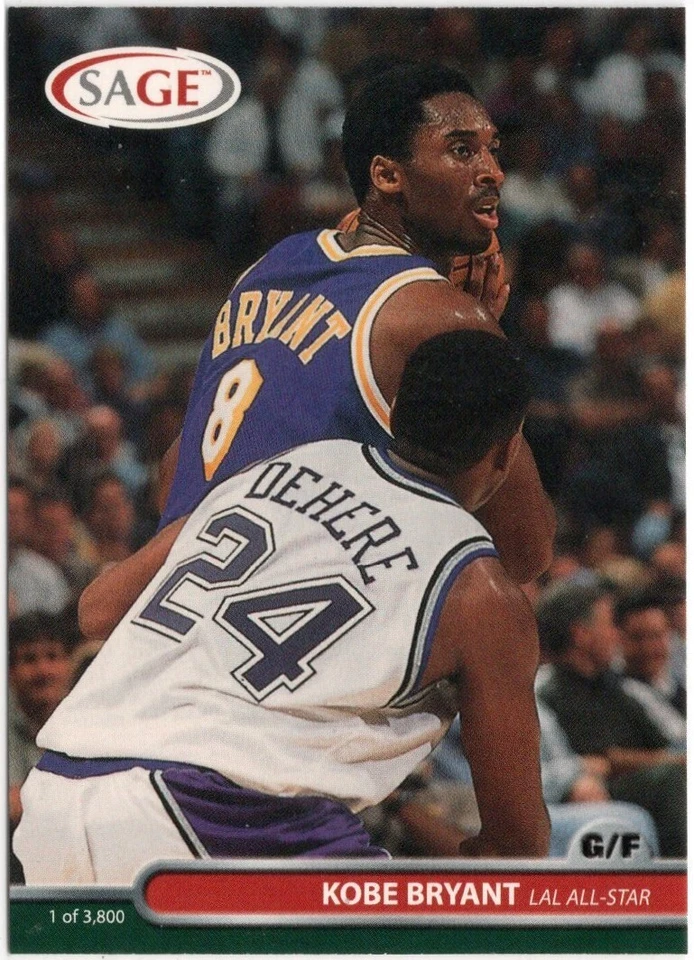 1999 Sage Kobe Bryant Card #9 /3800 Lakers - Image 1 of 1