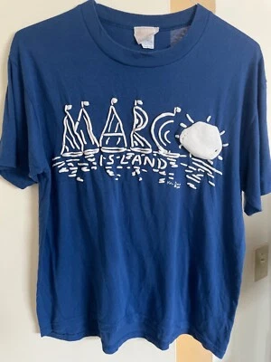 Camiseta vintage 1985 Ken Done arte puntada única EE. UU., talla pequeña, Marco Island FL Foto 1 de 4