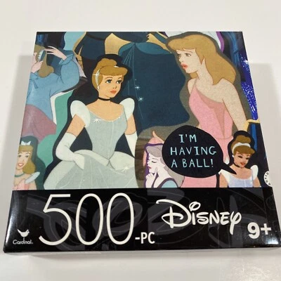 Rompecabezas de 500 piezas Disney Classic Cinderella Images 11”x 14"" I’m Have A Ball Foto 1 de 4