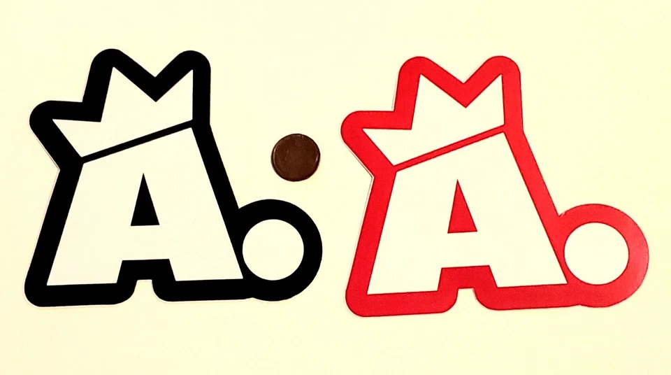 Vintage Acme Skateboard 🛹 Stickers 4" Set of 2