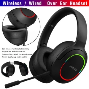 Wireless Bluetooth Headphones With Microphone For Samsung S20 Ultra Plus S20 FE - Picture 1 of 21