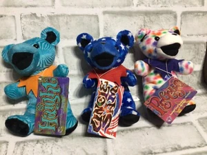 Grateful Dead Collectible Plush Dancing Bears Peggy O Haight & Uncle Sam - Picture 1 of 3