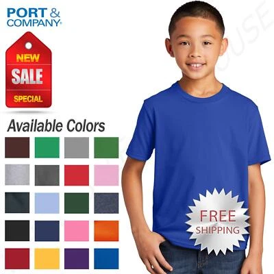 Port & Company Youth Short Sleeve Fan Favorite Crew Neck T-Shirt PC450Y - Image 1 of 3
