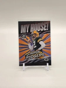 Aaron Rodgers 2021 Donruss Optic #MH-15 My House Silver Holo Prizm - Imagen 1 de 2