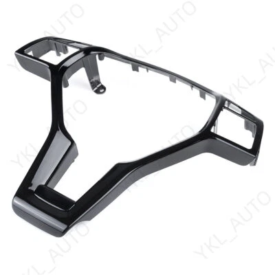 Steering Wheel Trim Cover AMG Gloss Black For Mercedes Benz W204 W212 C E 12-14 Foto 1 de 4