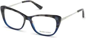 Marciano By Guess GM0352 055 Blue Plastic Cat Eye Eyeglasses Frame 54-15-140 RX - Picture 1 of 2