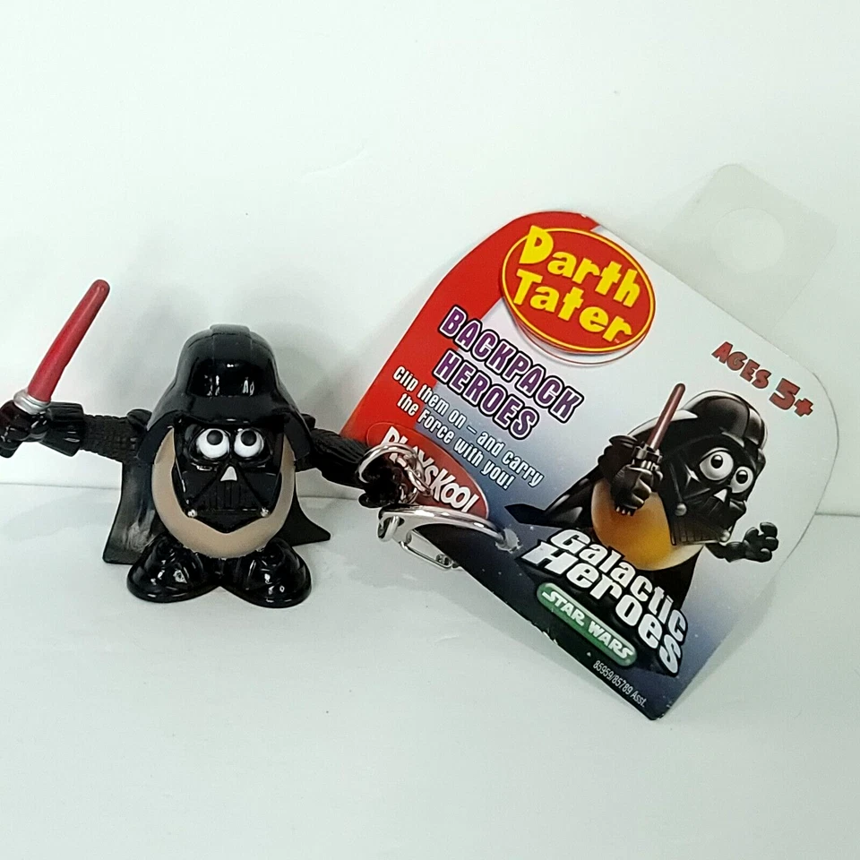 Star Wars Galactic Heroes Darth Tater 2.5” Playskool Backpack Keychain 2005