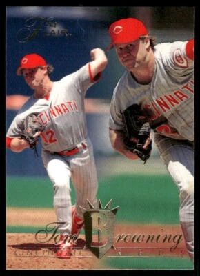Tom Browning 1994 Flair #144 Cincinnati Reds - Image 1 of 2