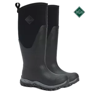 Muckboots Women's Arctic Sport II Tall Muck Boots " - Black ** NEW 2025 Stock ** - Picture 1 of 8