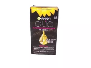Garnier Olia Oil Powered Permanent Hair Color 3.0 Darkest Brown - Picture 1 of 2