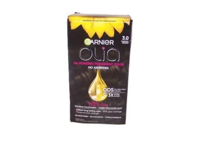 Color de cabello permanente Garnier Olia Oil Powered 3.0 marrón más oscuro Foto 1 de 2