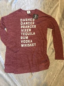 Southern Grace Daisey Rae Dasher...Tequila Crimson Comfort Long Sleeve Shirt Med - Bild 1 von 4