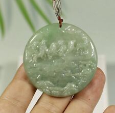 Certified Natural Genuine Type A Jadeite Jade Pendant Horses 八骏图 1117 ANI