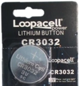 Loopacell CR3032 CR 3032 Lithium 3V 1 Battery - Picture 1 of 1