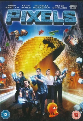 Pixels (2015) DVD, Adam Sandler, Sean Bean, Peter Dinklage, Ashley Benson, R 2 - Image 1 of 2