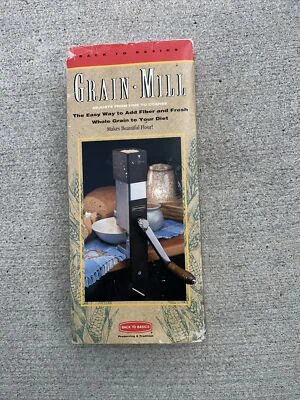 Molino de grano manual NoB Back to Basics modelo #555 molienda de harina fina/gruesa-#11 Foto 1 de 4