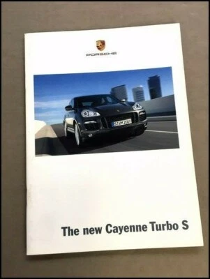 2009 2010 Porsche Cayenne Turbo S 32-page Original Car Sales Brochure Catalog - Image 1 of 4