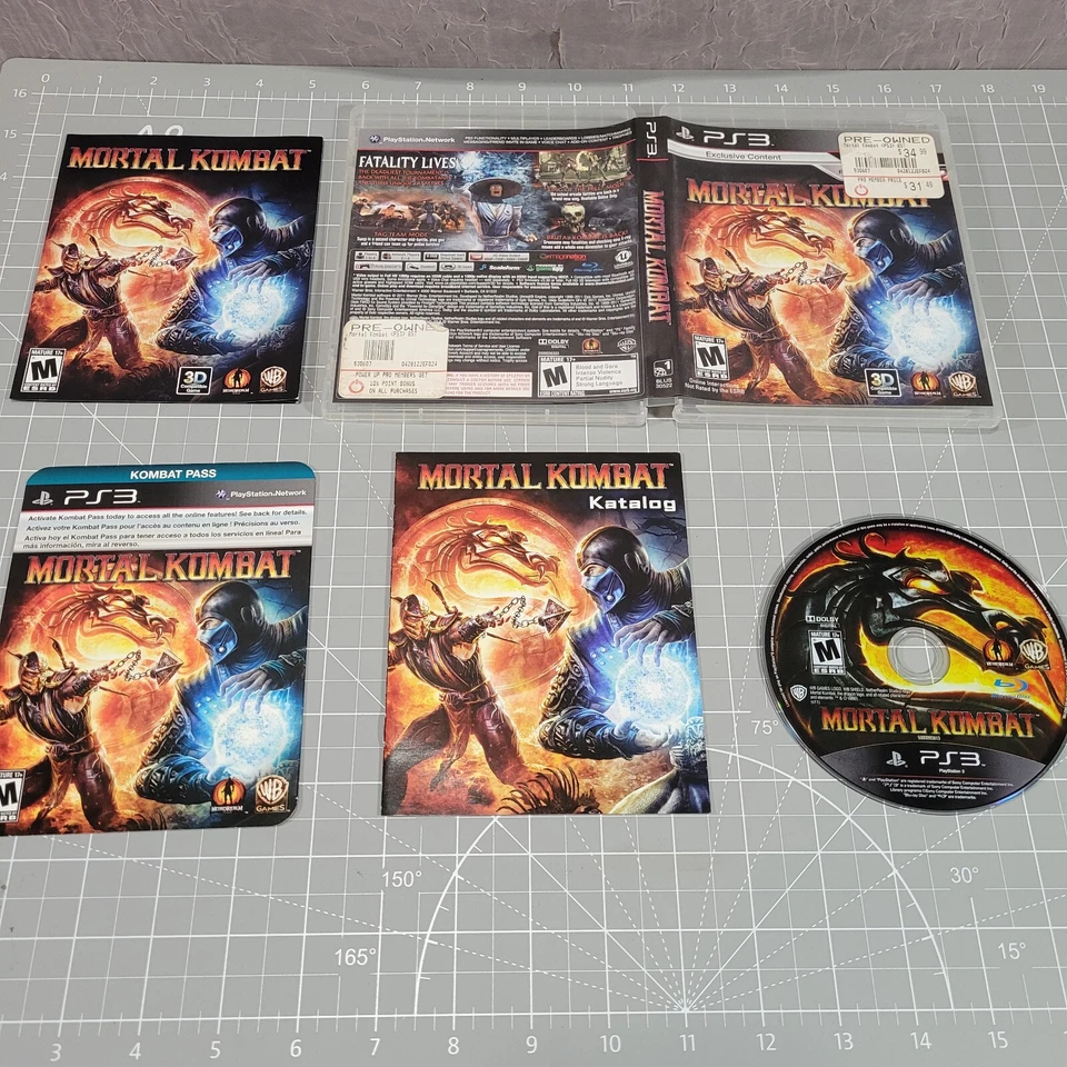 Mortal Kombat Game PS3 Playstation 3 Complete with Manual & Inserts - Image 1 of 1