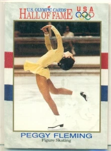 U.S. OLYMPIC CARDS - HALL OF FAME - PEGGY FLEMING - FIGURE SKATING - Picture 1 of 2