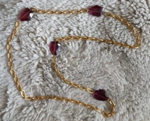 Halskette Gliederkette Schmuck Geschmeide Panzerkette Modeschmuck Damenschmuck - Bild 1 von 3