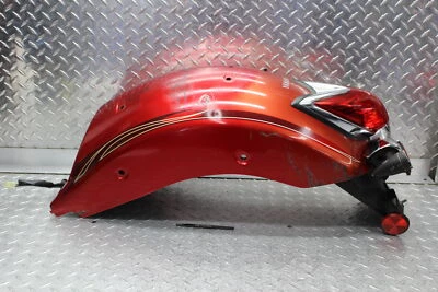 2008 YAMAHA V-STAR 950 XVS950 REAR BACK FENDER W/ TAILIGHT & TURN SIGNALS - Image 1 of 4