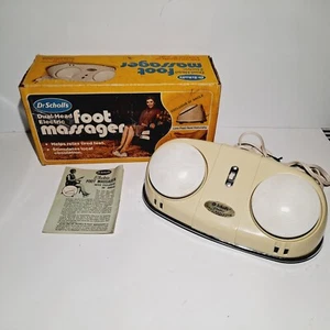 Vintage Dr. Scholls Complete Electric Duel Foot Vibrating Massager Model 411 - Picture 1 of 8