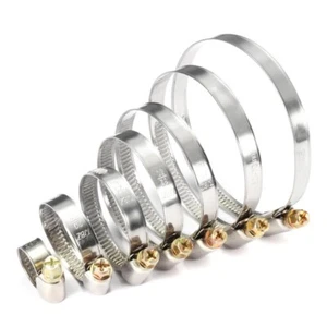Abrazaderas de tubería ajustables Manguera de acero inoxidable Clips Manguera de combustible Abrazaderas de tubería - Imagen 1 de 6