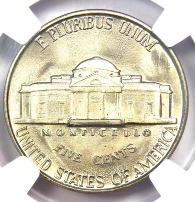 1939 Doubled Die Reverse Jefferson Nickel 5C FS-801 DDR - NGC MS67 5 FS - Image 1 of 4