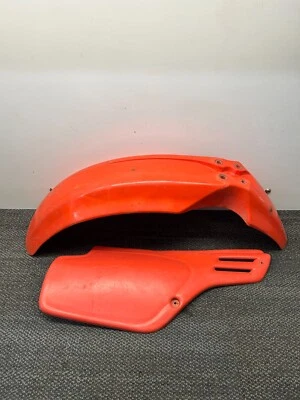 Honda Xr250l 1991-1996 OEM guardabarros delantero y cubierta lateral derecha Foto 1 de 4