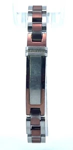 Shaquille O'Neal 12.8mm Two-Tone Copper-Tone Diamond Accented ID Bracelet - Picture 1 of 11