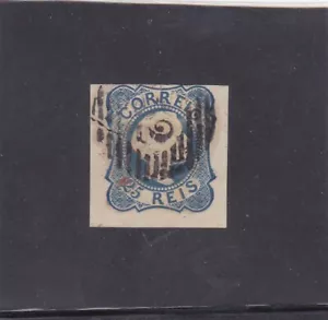 PORTUGAL D. PEDRO V 5 r. type II SC # 6 CANCEL # 2 Alcacer do Sal - Picture 1 of 1