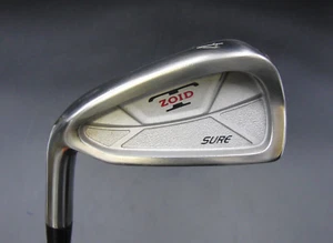 Left Handed Mizuno T-Zoid Sure 4 Iron Stiff Flex Steel Shaft Golf Pride Grip - Picture 1 of 6