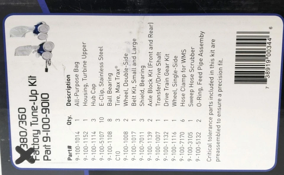 Polaris Vac-Sweep 380/360 Tune-Up Kit - Image 1 of 1