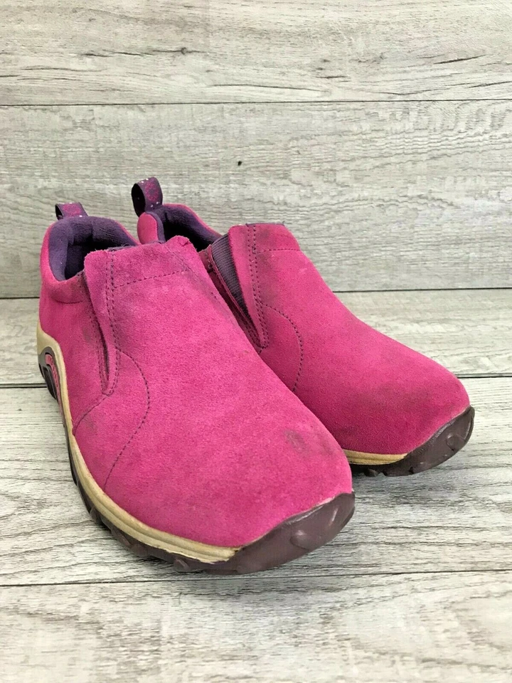 Zapatos sin cordones Merrell para niñas 4,5 gamuza selva sin usar, en caja, informales Trail flor de cactus Foto 1 de 4